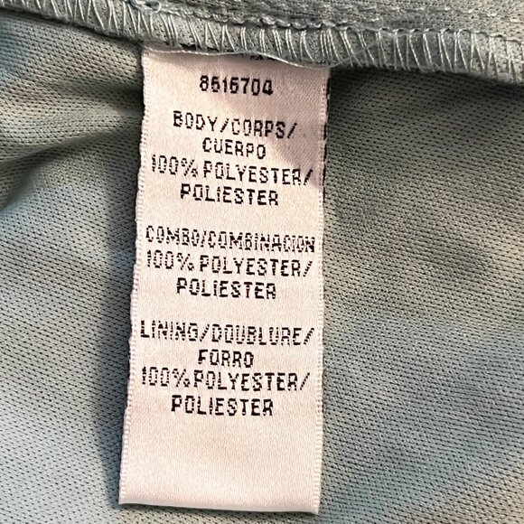 JS Collections | Carter Halter Column Gown in Oxford Blue | 8 - Picture 9 of 10